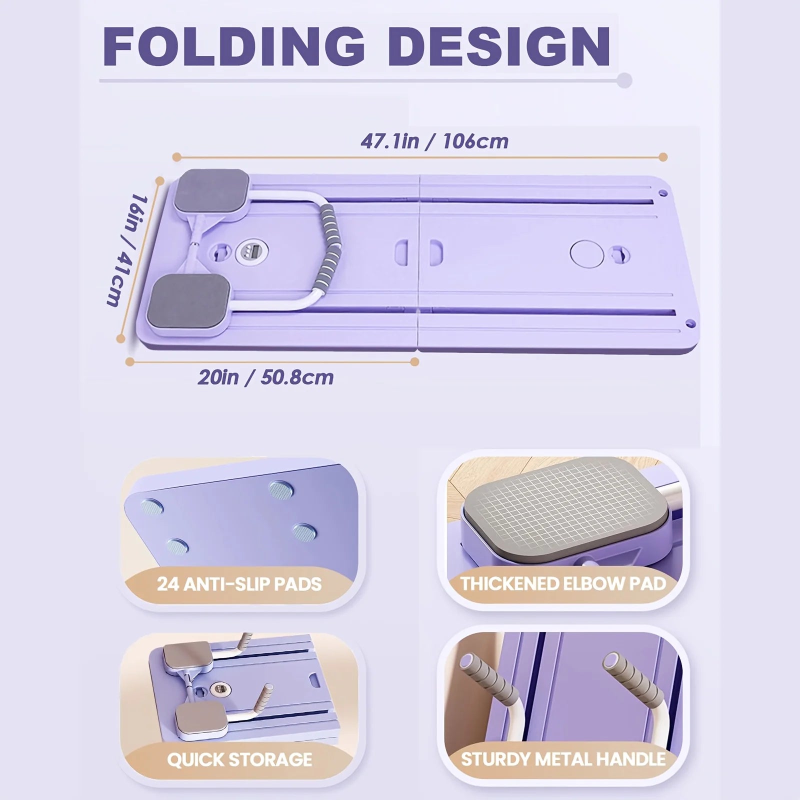 Foldable Pilates Board Set