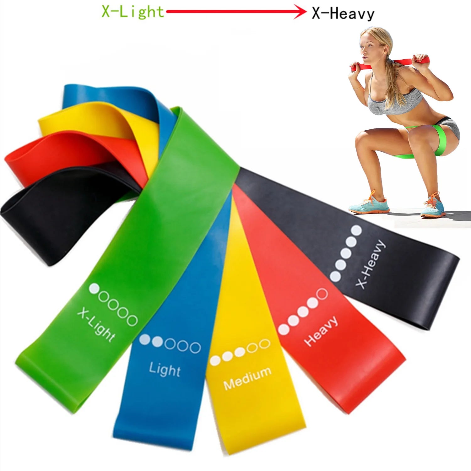5Pcs/Multi-use Resistance Rubber Bands