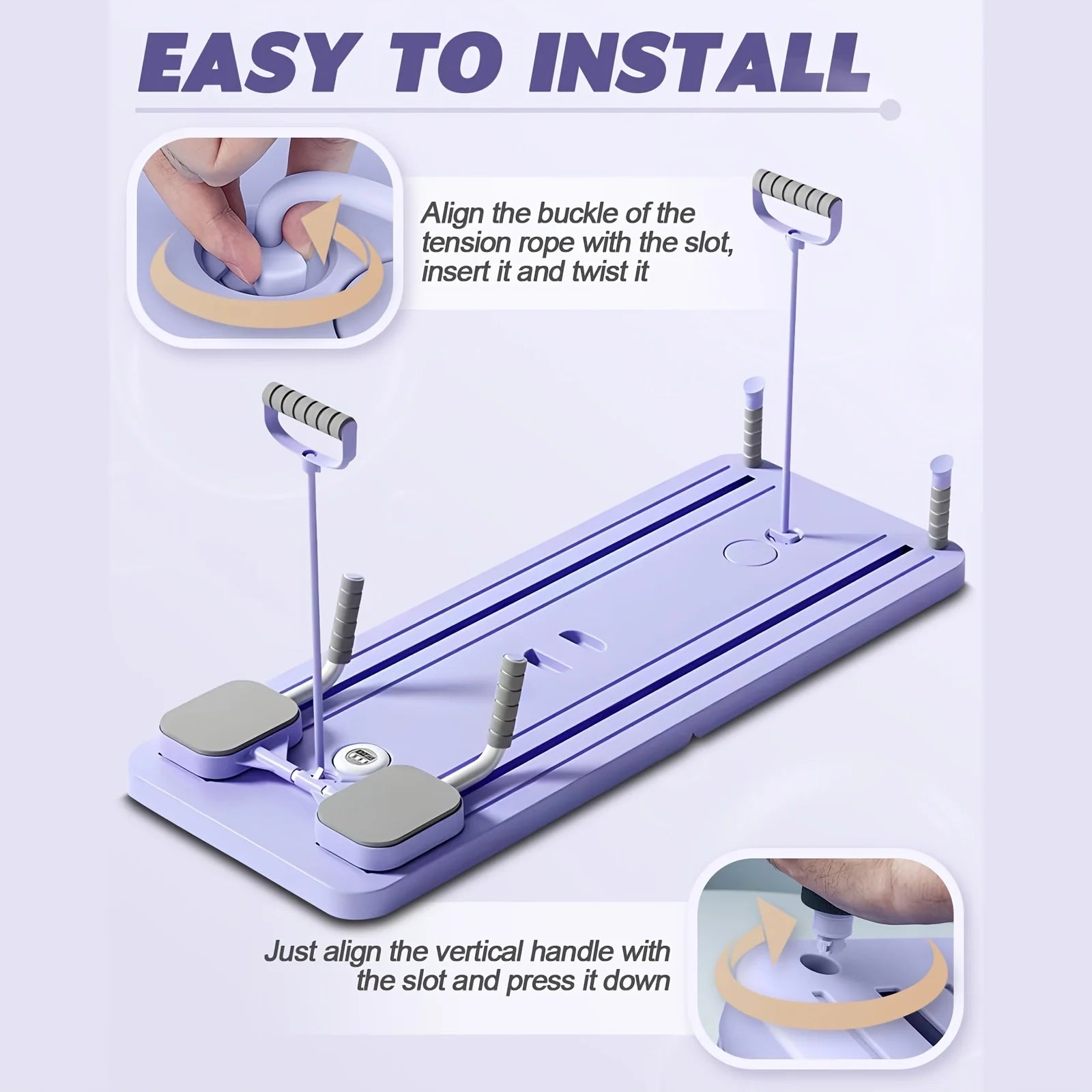 Foldable Pilates Board Set
